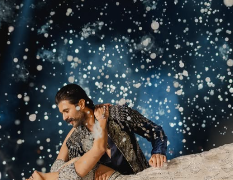 Rashmika Mandanna-Vijay Deverakonda dancing during Sangeet